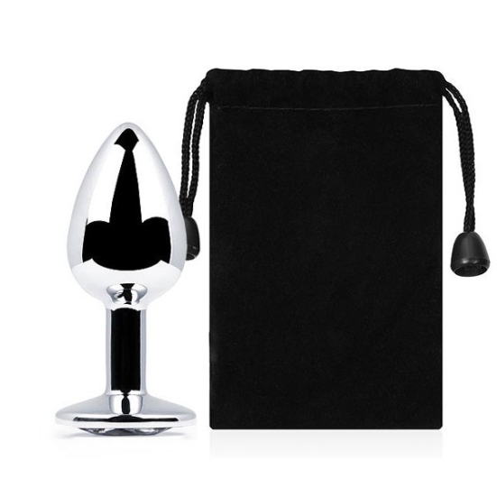 Пробка Jewelry Plug - Silver Small Clear