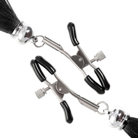 Зажимы на соски «Прищепки» с кисточками из шелка