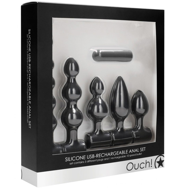 Набор Ouch! USB-Rechargeable Anal Set