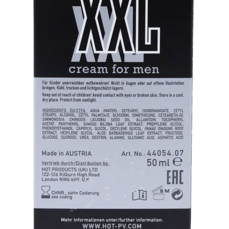 Крем для увеличения HOT XXL