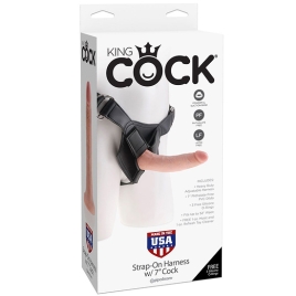 Страпон Pipedream - King Cock Harness 7&quot;