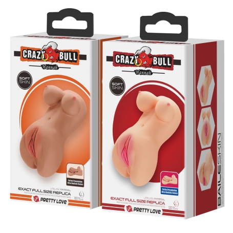 Мастурбатор (вагина-анус) Crazy Bull Hannah