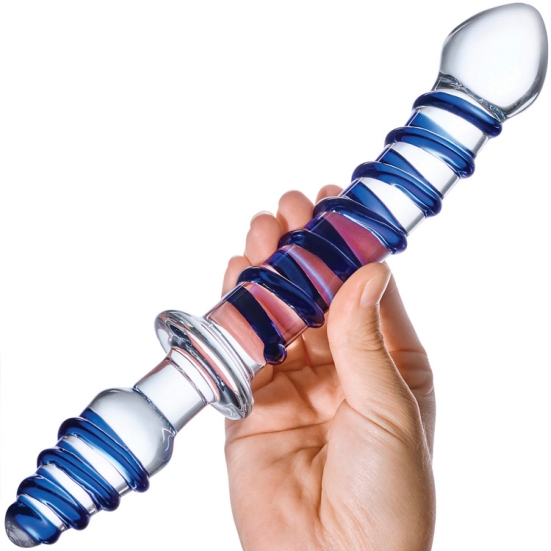 Фаллос из стекла Glas 10&quot; Mr. Swirly Double